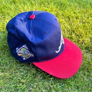 1996 Atlanta Braves World Series patch hat